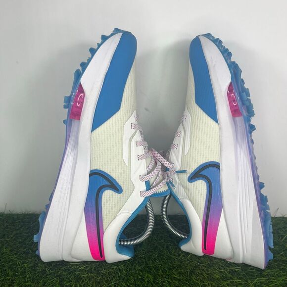 Nike Air Zoom Infinity Tour Next% Golf Shoes White/Blue/Pink size 10 - Picture 5 of 7